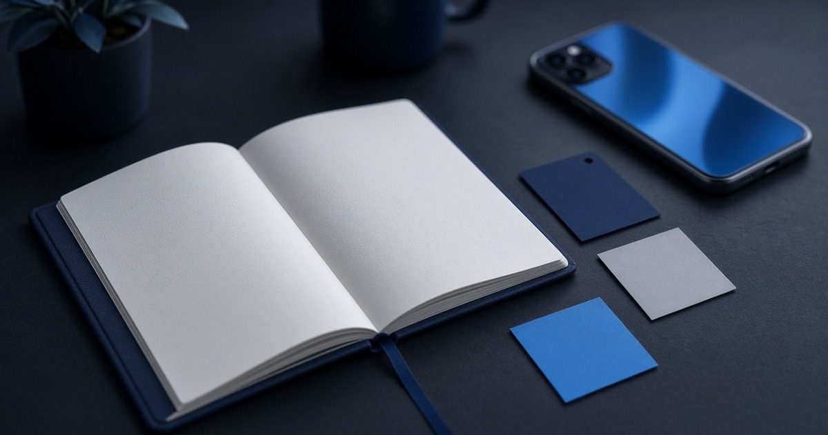 Notebook with SEO GEO AIO labels